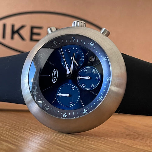 Ikepod Chronopod Blue Suede 006