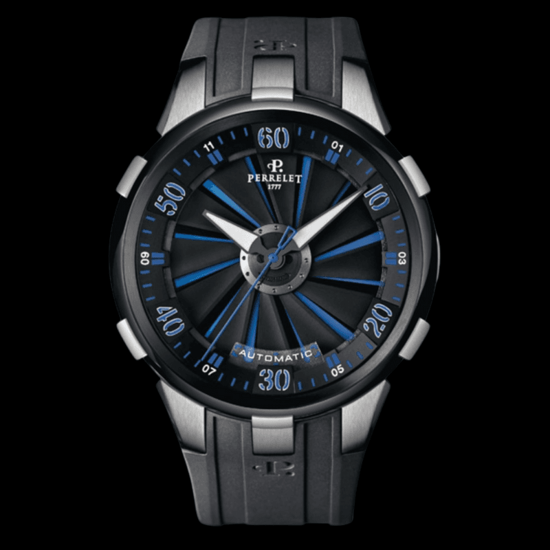 Perrelet Turbine XL Black DLC Titanium & Steel Automatic, фото 1