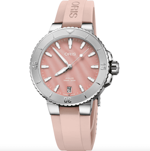 Oris Aquis Date Blush Pink 36.5 mm 01 733 7770 4158-07 4 18 66FC, фото 2