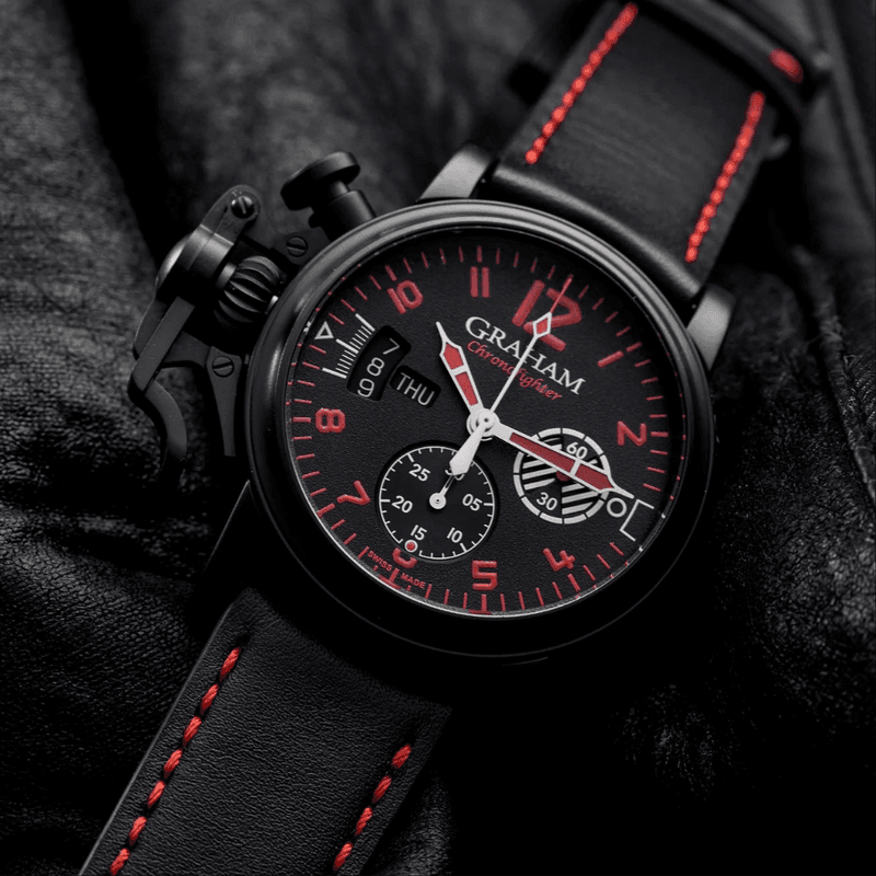 Graham Chronofighter Vintage DLC Red Limited Edition, фото 1