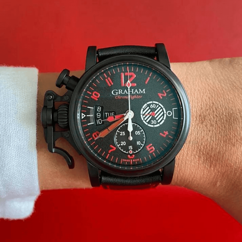 Graham Chronofighter Vintage DLC Red Limited Edition, фото 2