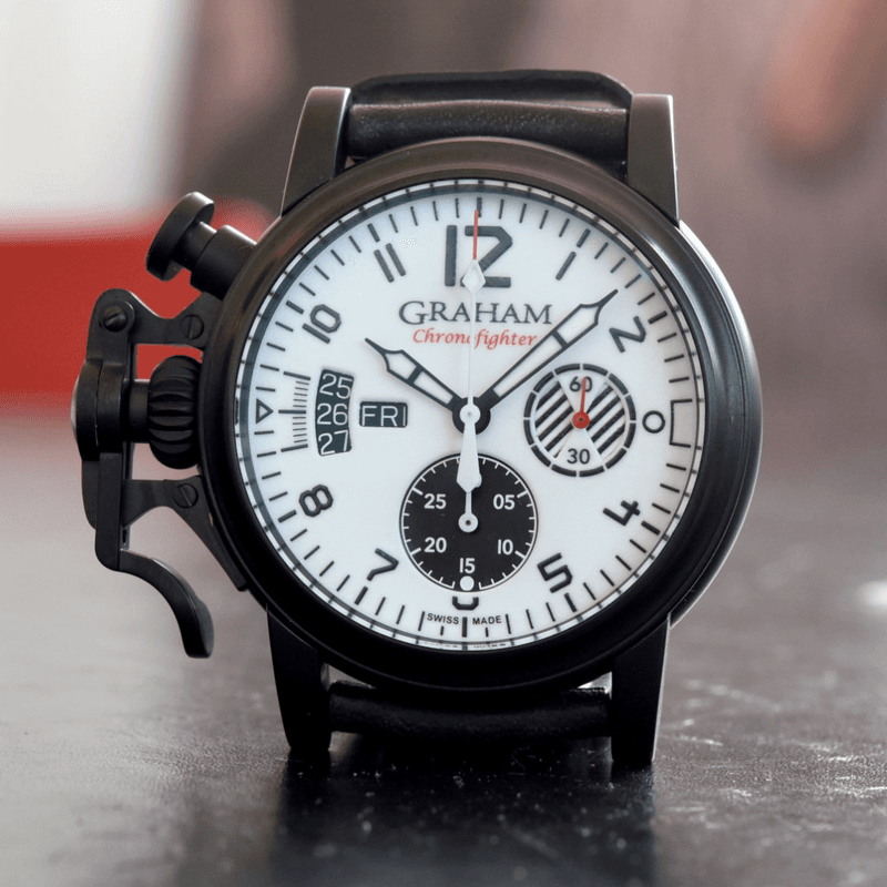 Graham Chronofighter Vintage DLC White Limited Edition, фото 1