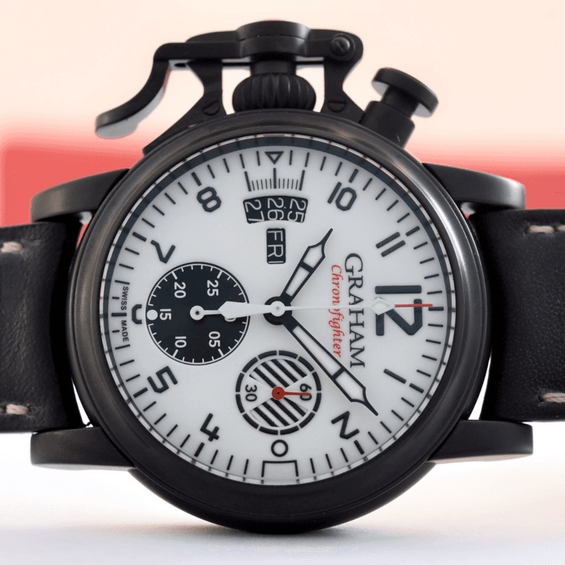 Graham Chronofighter Vintage DLC White Limited Edition, фото 3
