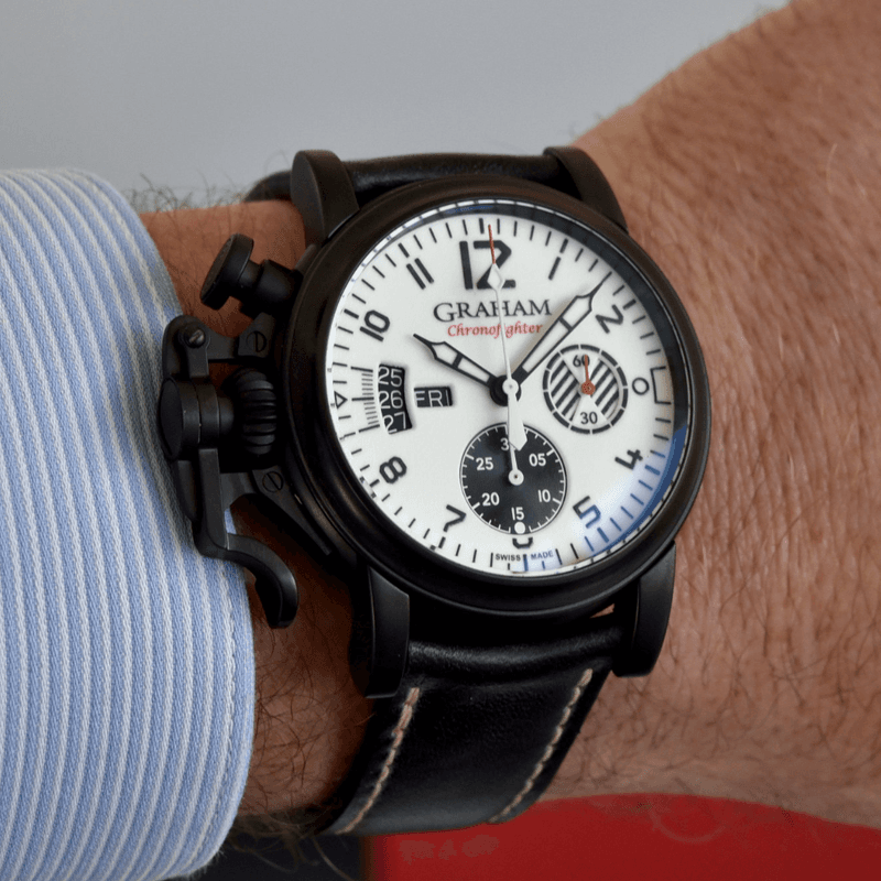 Graham Chronofighter Vintage DLC White Limited Edition, фото 4