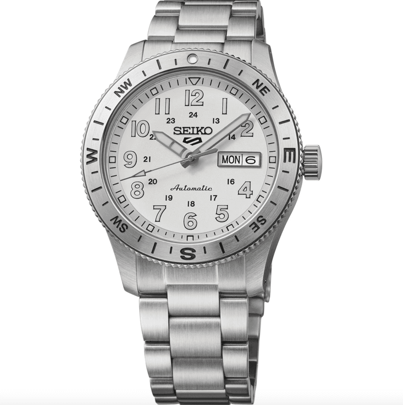 Seiko 5 Sports Field Automatic 41 White Ensign, фото 1