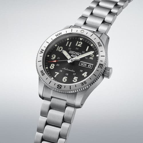Seiko 5 Sports Field Automatic 41 Camo Black, фото 4