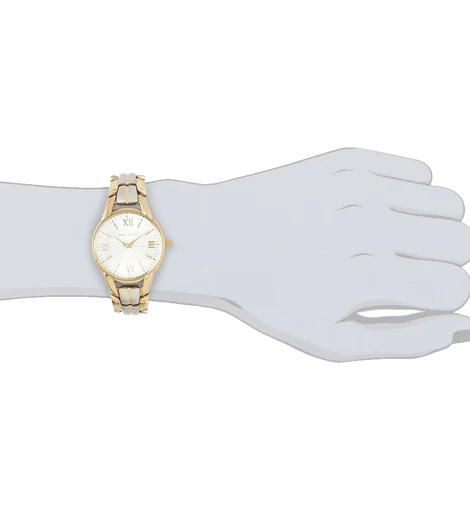 Anne Klein Womens 10 9815SVTT Two Tone Bracelet Watch