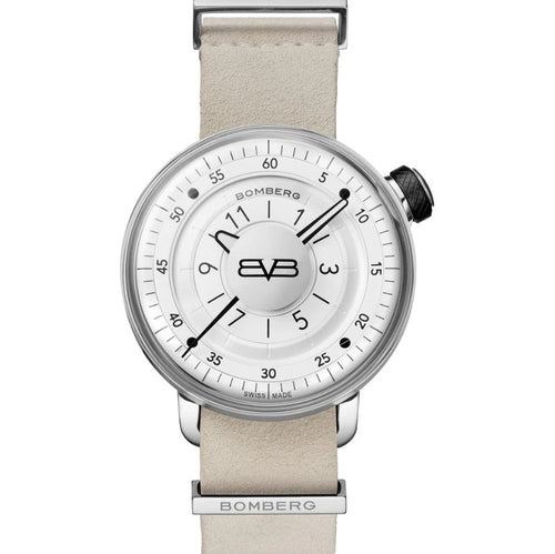Bomberg BB-01 White & Silver ref. CT43H3SS.02-1.9 — Quartz watch
