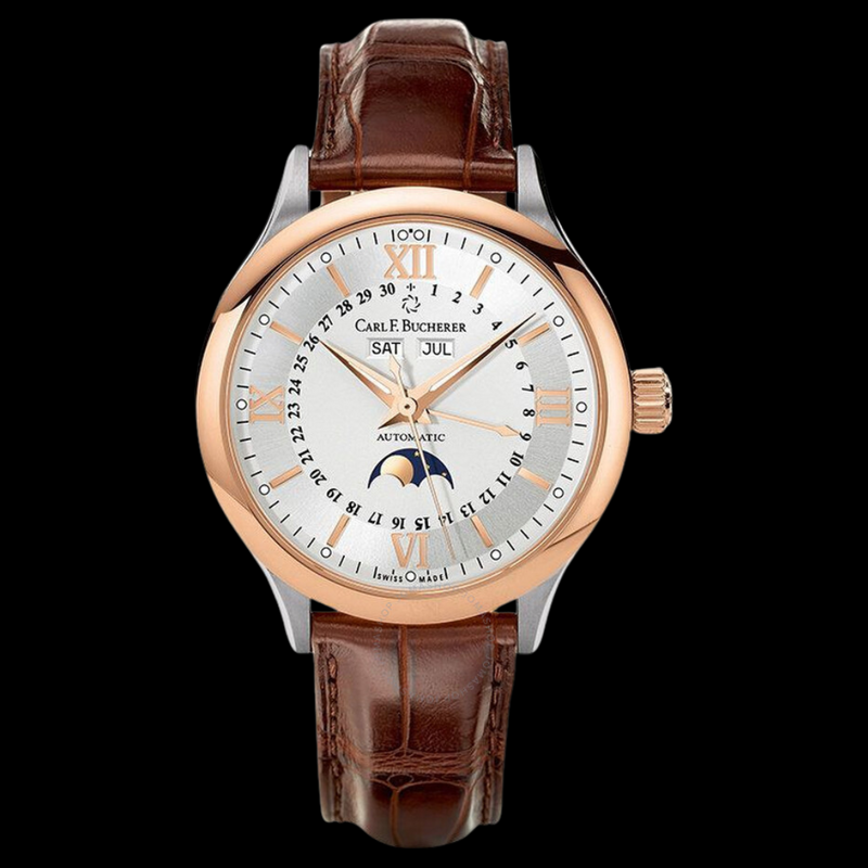 Orologio da uomo automatico Carl F. Bucherer Manero Manero Moonphase 18k