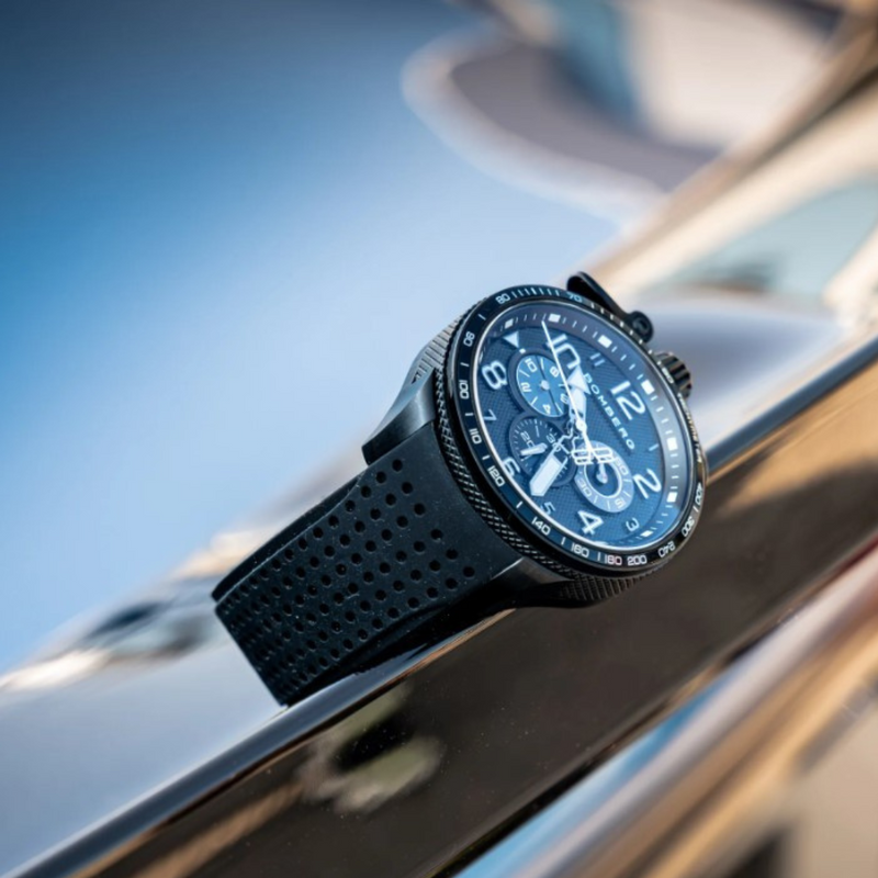 Bomberg Bolt-68 Racing Black & Blue