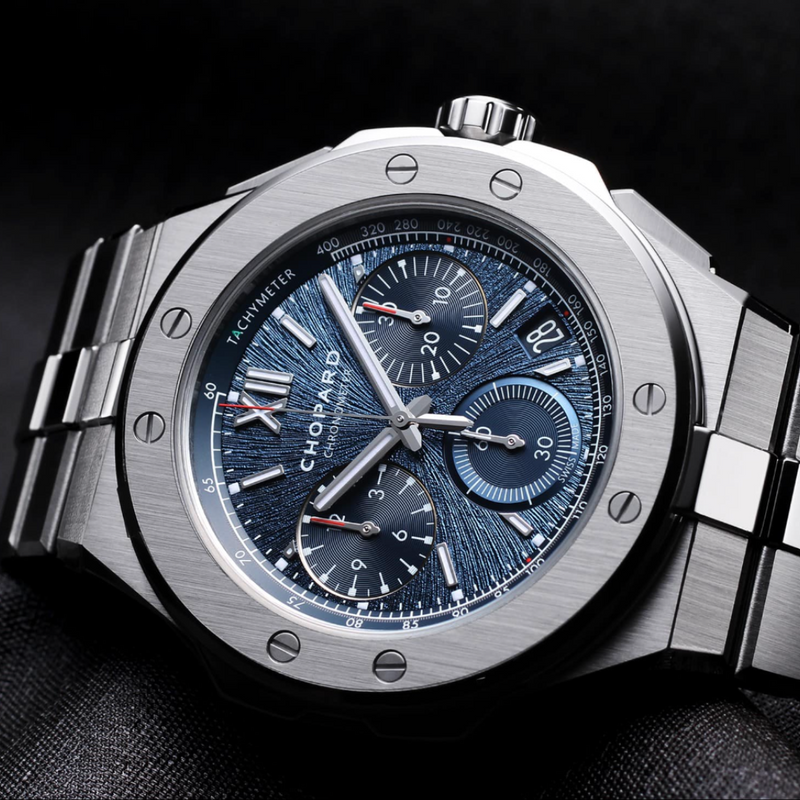 Chopard Alpine Eagle Automatico Aletsch Quadrante Blu Uomo Alpine Eagle Xl