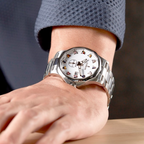 Orologio da uomo automatico Corum Admiral's Cup Legend 42 con quadrante bianco