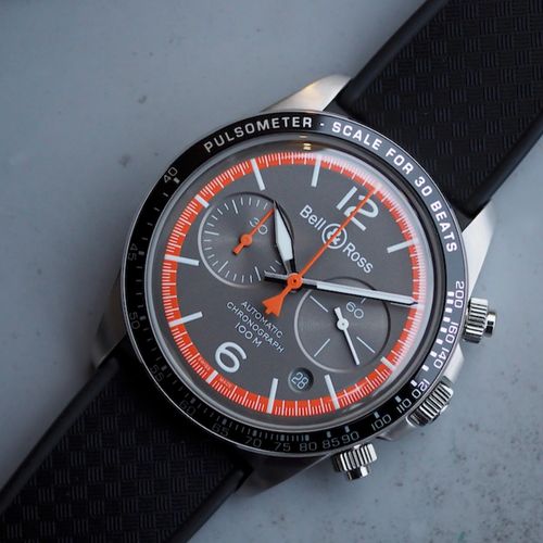 Bell & Ross BR V2 V2-94 ref. BRV294-ORA-ST/SRB — Automatic watch