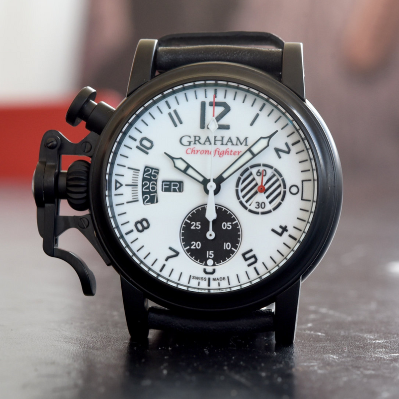 Graham Chronofighter Vintage DLC Bianco Edizione Limitata