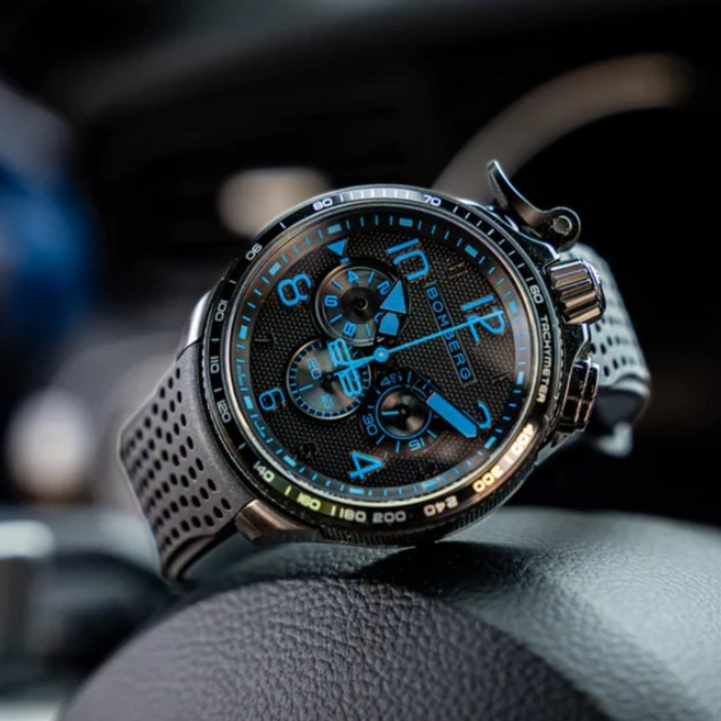 Bomberg Bolt-68 Racing Black & Blue
