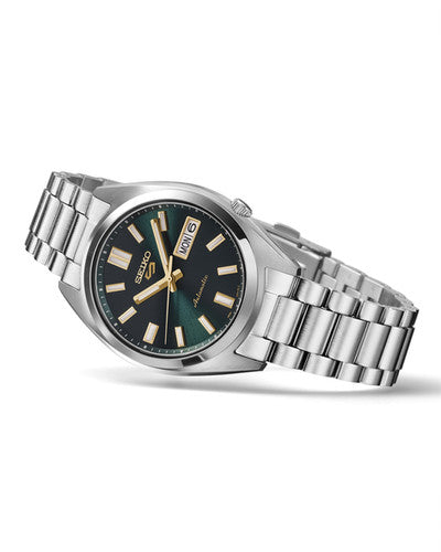 Seiko 5 Sports SNXS Automatic Green Tie