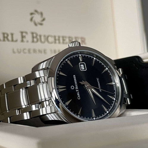 Carl F. Bucherer Manero AutoDate ref. 00.10915.08.33.21 — stahl Automatic watch
