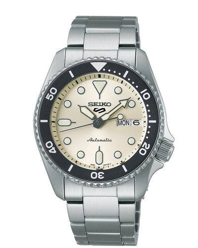 Seiko 5 Sports Automatic Day-Date White ref. SRPK31K1 — stahl Automatic watch