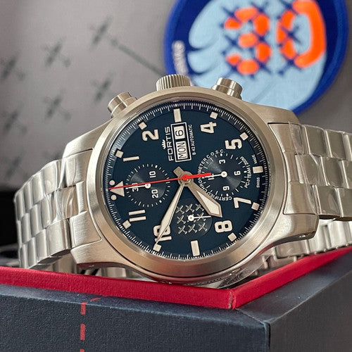 Fortis Aeromaster PC-7 Team Edition COSC ref. F4040004 — stahl Automatic watch