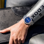 Edox Delfin Diver Date 38 Diamonds