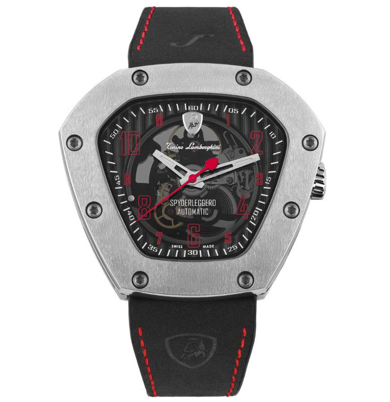 Tonino Lamborghini Spyder Automatic Spyderleggero Skeleton Red ref. TLF-T06-2 — titaniumium Automatic watch