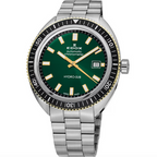Edox Hydro-Sub Date Automatic COSC Limited Edition ref. 80128 357JNM VID — stahl Automatic watch