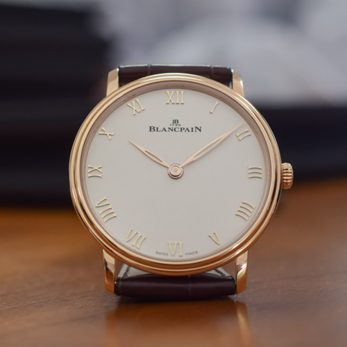 Blancpain Villeret Ultraplate ref. 6605-3642-55B — 18k rosegold Manual-winding watch