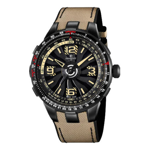 Perrelet Turbine Pilot A1096/1 — stahl Automatic watch