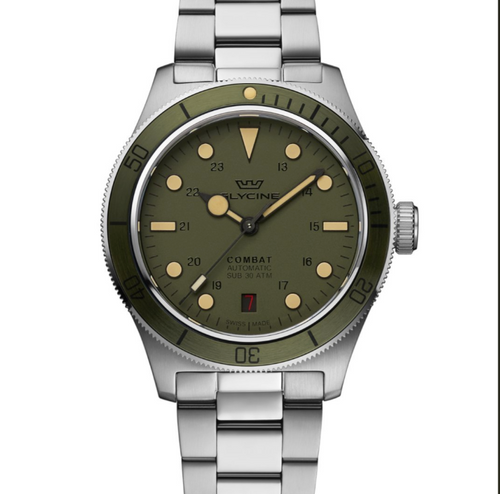 Glycine GL0405 Combat Sub 39 — stahl Automatic watch