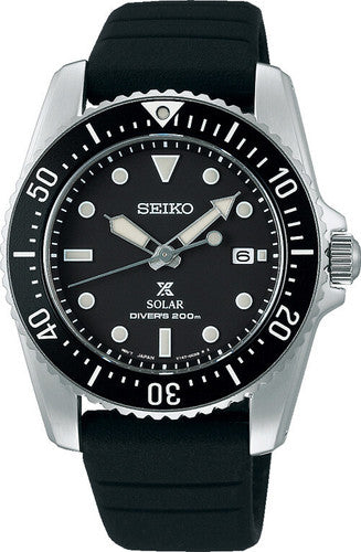Seiko Prospex Compact Solar Diver Schwarz