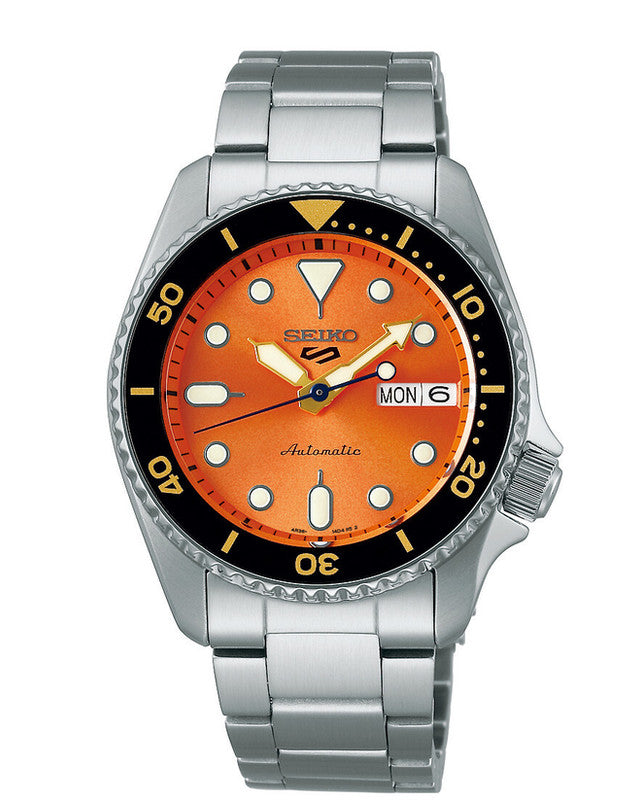 Seiko 5 Sports Automatik Day-Date Orange