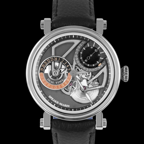 Speake-Marin Openworked Dual Time Titanium ref. 414209250 — titaniumium Automatic watch