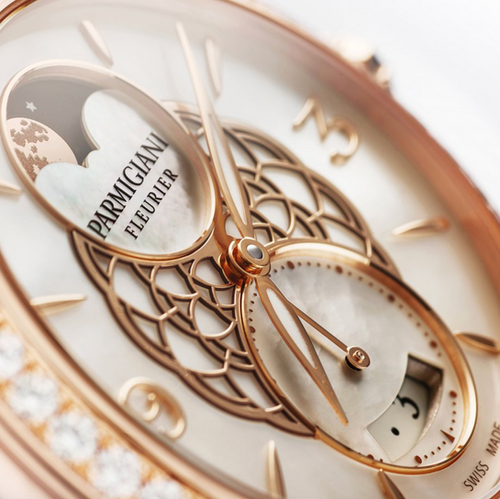 Parmigiani Fleurier Tonda Selene 18k Rose Gold 33 mm