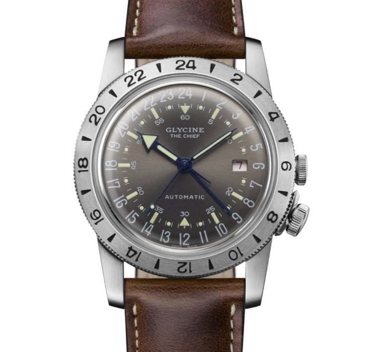 Glycine GL0303 Airman Vintage The Chief GMT 40