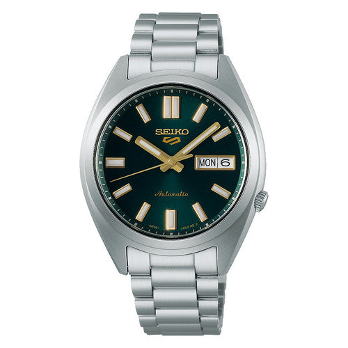 Seiko 5 Sports SNXS Automatic Green Tie