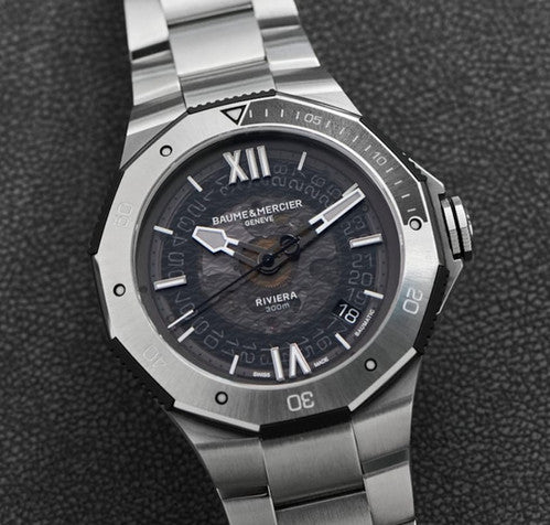 Baume & Mercier Riviera 10717 Baumatic ref. M0A10717 — stahl Automatic watch