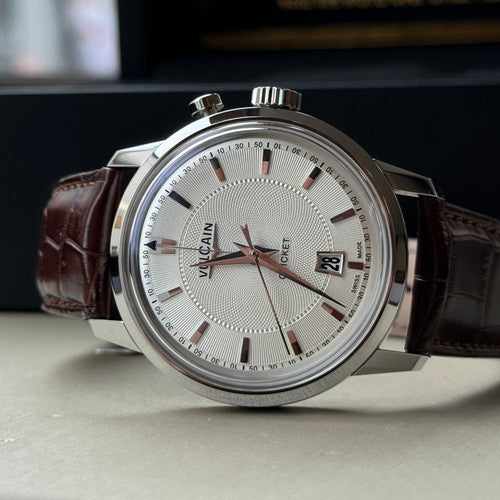 Vulcain 50's President Cricket 42mm ref. 110151G20.BAL128 — stahl Manual-winding watch