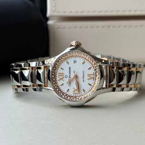 Carl F. Bucherer Pathos Queen Automatic ref. 00.10550.07.25.21 — stahl/rosegold Automatic watch
