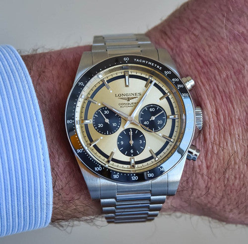 Longines Conquest Chronograph Automatic 42 mm ref. L3.835.4.32.6 — stahl Automatic watch