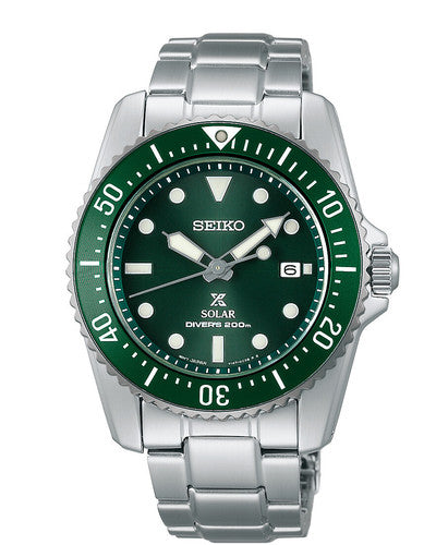 Seiko Prospex Compact Solar Diver Grün