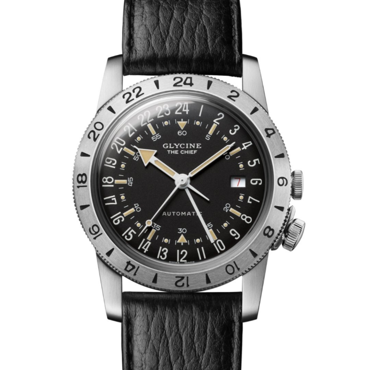 Glycine GL0465 Airman Vintage The Chief GMT 40
