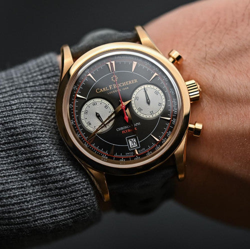 Carl F. Bucherer Manero Flyback ref. 00.10919.03.33.02 — 18k rosegold Automatic watch