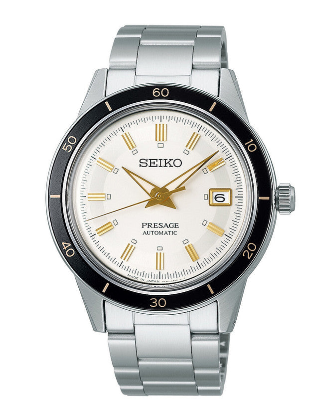 Seiko Presage Style 60's Automatic Silver ref. SRPG03J1 — stahl Automatic watch