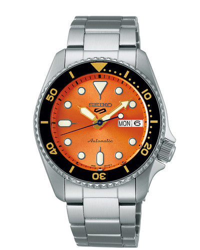 Seiko 5 Sports Automatik Day-Date Orange