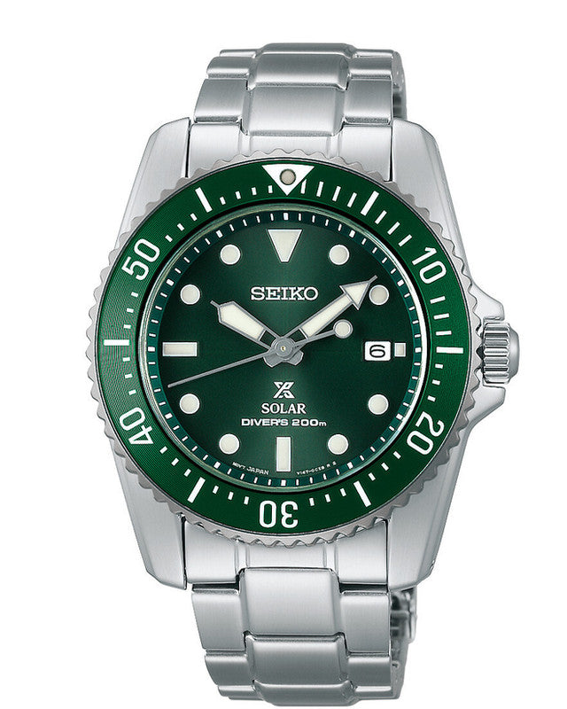 Seiko Prospex Compact Solar Diver Grün