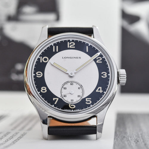 Longines Heritage Classic - Tuxedo ref. L2.330.4.93.0 — stahl Automatic watch