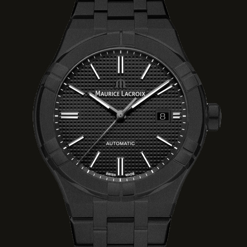 Maurice Lacroix Aikon Automatik 42mm Keramik schwarz