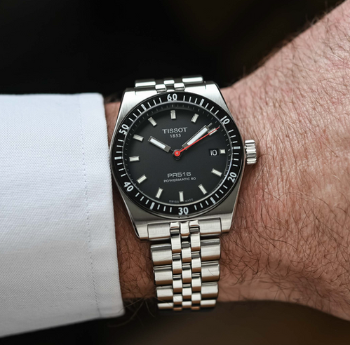 Tissot PR516 Powermatic 80 Schwarz