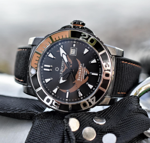Carl F. Bucherer Patravi Scubatec Black Manta Special Edition ref. 00.10632.28.33.99 — titaniumium Automatic watch