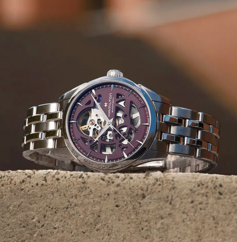 Hamilton Jazzmaster Skeleton Lady Violett